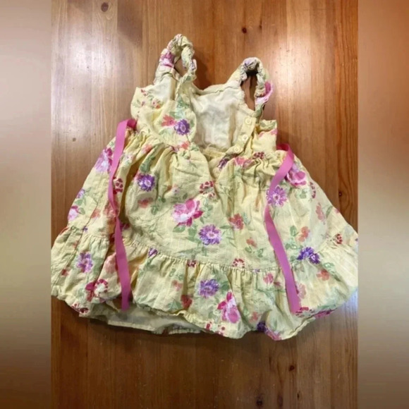 👗🌼🌺Zunie Girl's Cotton Floral A-Line  Any Occasion Knee-Length Dress - Picture 9 of 9
